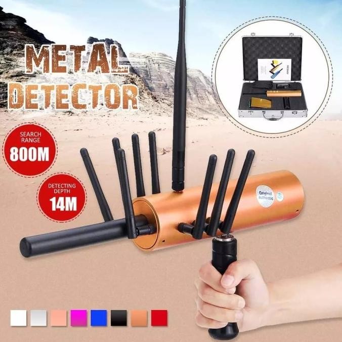 Metal Detector 10 Antenna High Sensitivity Silver Gold Detector Aks