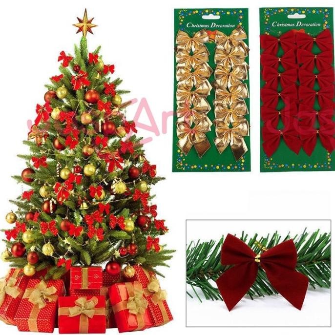 

monggo] Pita Natal Hiasan Pita kado Pohon Xmas Dekorasi Hiasan merry christmas