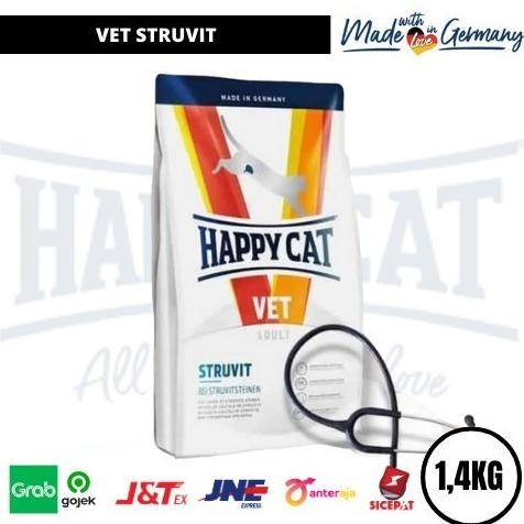 

HAPPY CAT VET STRUVIT URINARY DRY FOOD 1KG MAKANAN KUCING ORIGINAL