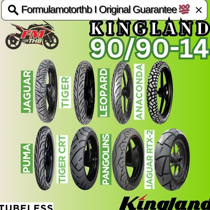 Sale Ban Tubeless Kingland 90/90-14 - Ban Belakang Motor Beat Vario Ring 14