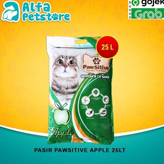 

PASIR KUCING GUMPAL WANGI PAWSITIVE 25 LITER / CAT LITTER 25LITER ORIGINAL