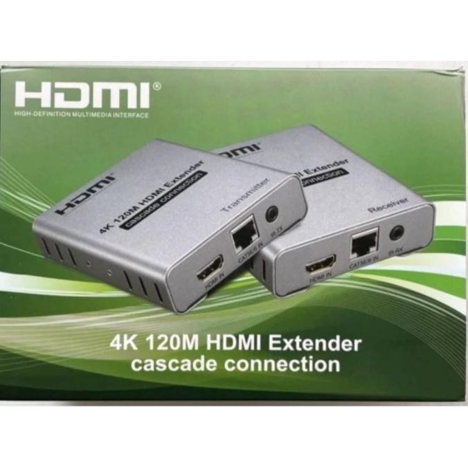 

HDMI EXTENDER 4K KVM 200M RJ45 LAN CAT 5E/ CAT 6 HDMI EXTENSION RJ45 ORIGINAL