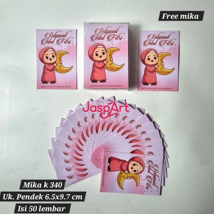

paling diminati] AMPLOP LEBARAN HARI RAYA IDUL FITRI MIKA ISI 50 LEMBAR - KD340