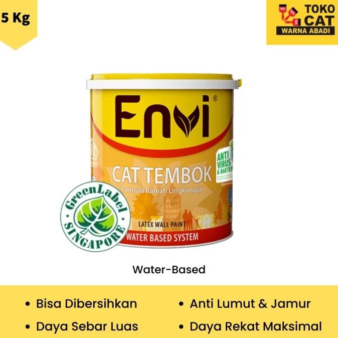 

CAT TEMBOK INTERIOR ENVI 5 KG ORIGINAL