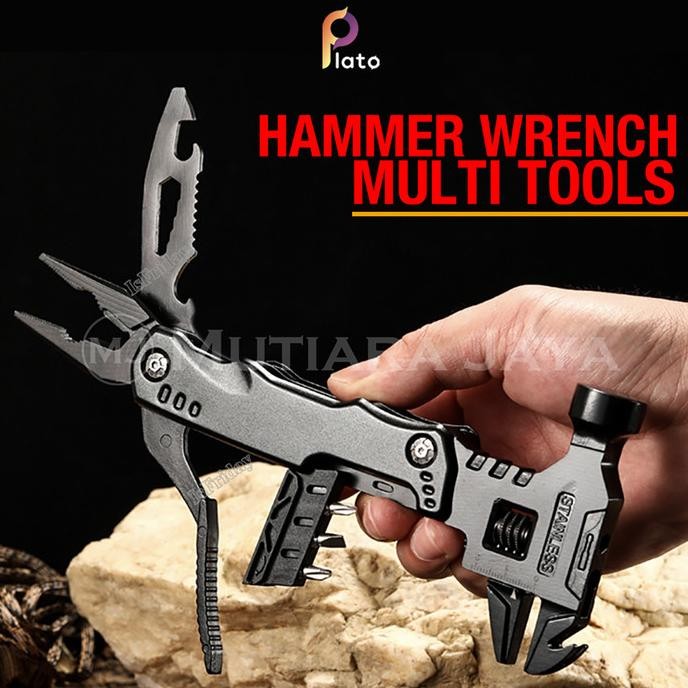 

Berkualitas Palu Tang Pisau Multifungsi 13 in 1 Multitool
