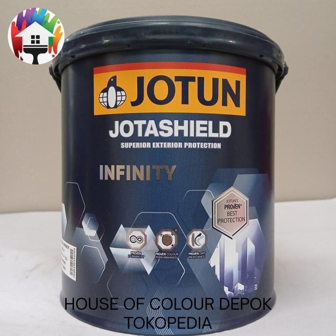 

JOTUN JOTASHIELD INFINITY 2,5 LTR/CAT TEMBOK LUAR/CAT TEMBOK PELAPIS BOCOR/CAT TEMBOK EXTERIOR/CAT TEMBOK CUACA EXTREM ORIGINAL