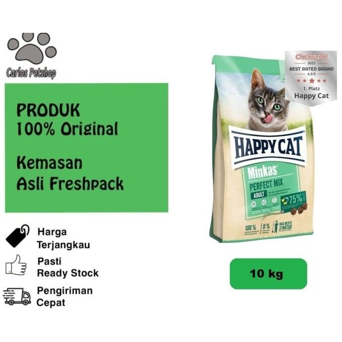 

HAPPY CAT MINKAS PERFECT MIX LAMB & FISH 10KG - PRICE ORIGINAL
