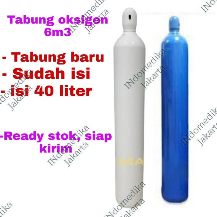 tabung oksigen 6m3+isi / Tabung oksigen 6 meter kubik / Tabung oxygen