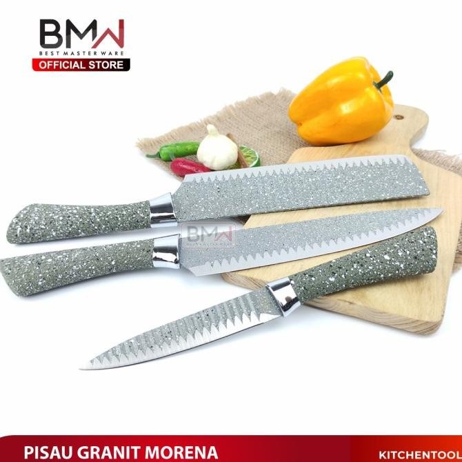 

Berkualitas BMW Kitchen Ware - Pisau Dapur Potong Daging Sayur Super Premium