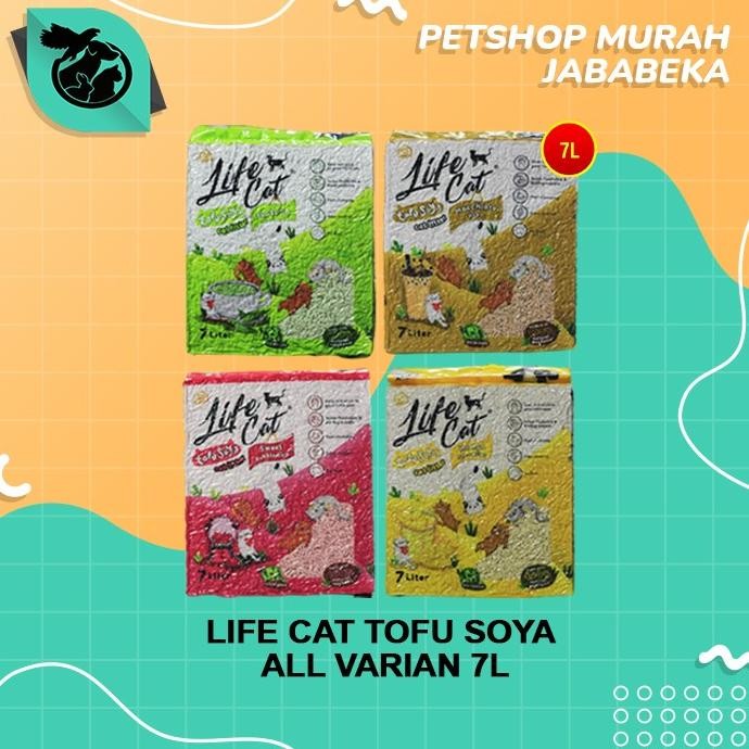 

PASIR KUCING GUMPAL WANGI LIFE CAT TOFU SOYA 7 LITTER ORIGINAL