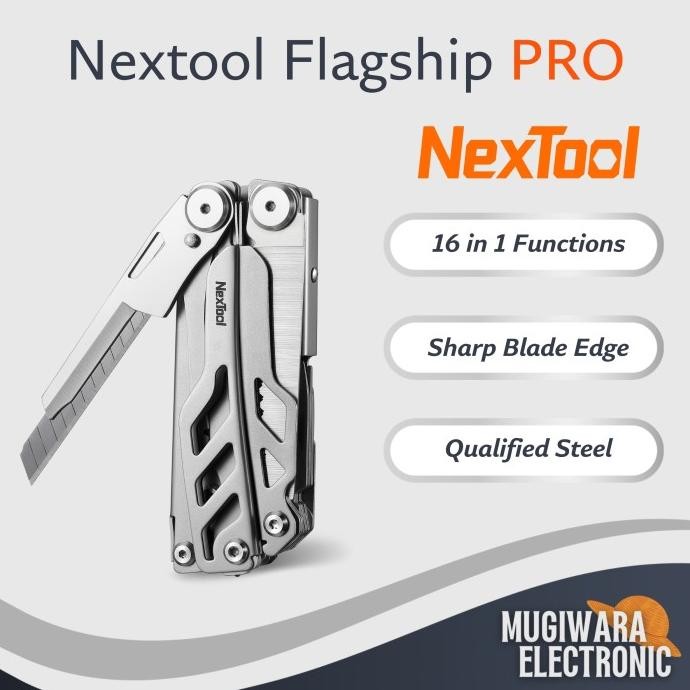 

Berkualitas NEXTOOL Huohou Multifunction Knife 15 in 1 - Pisau Lipat