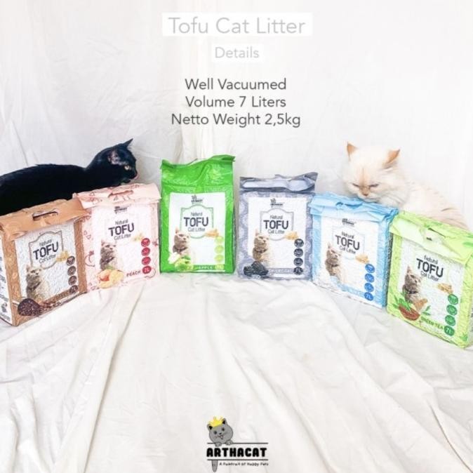 

ARTHACAT TOFU CLUMPING CAT LITTER 7L ORIGINAL
