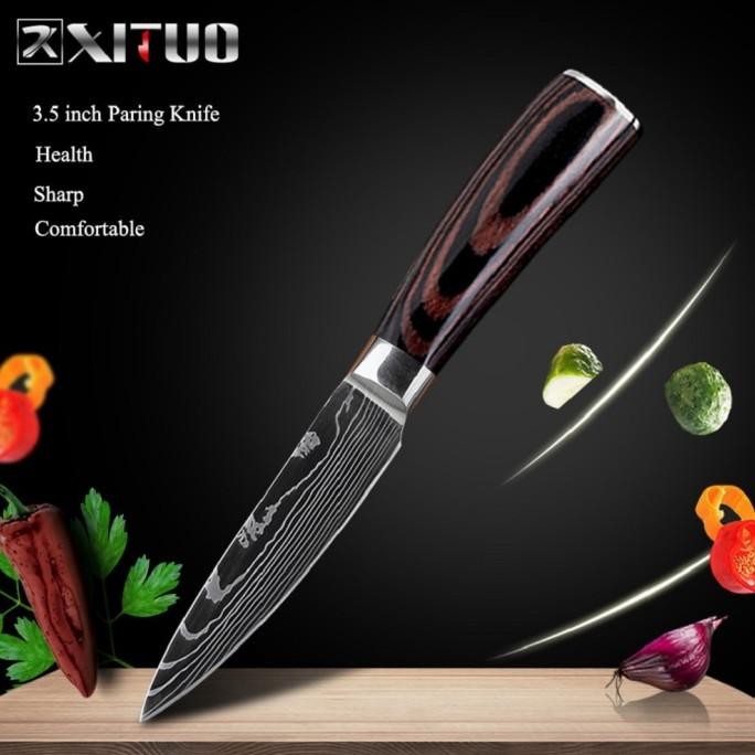 

Berkualitas PISAU DAPUR CHEF DAMASCUS PATTERN CHEF KNIFE