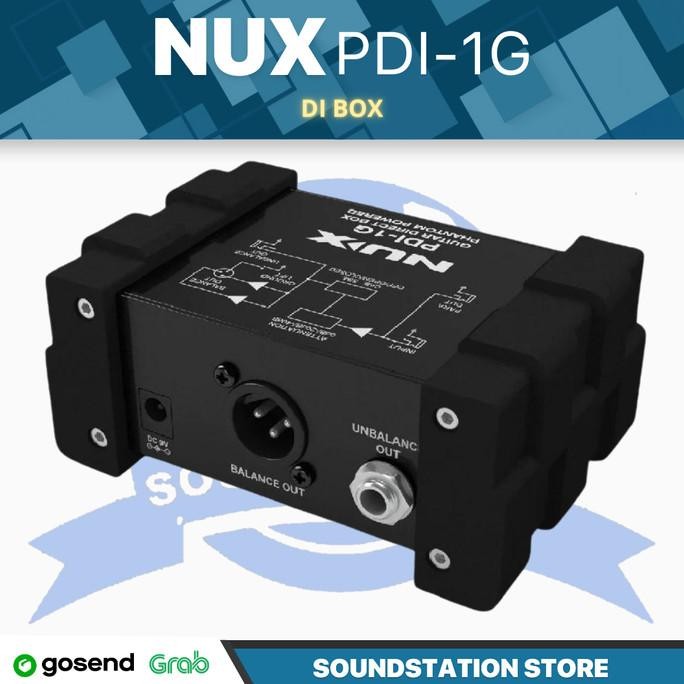 Produk Baru Nux Pdi-1G Guitar & Bass Di Box - Direct Box Pdi 1G