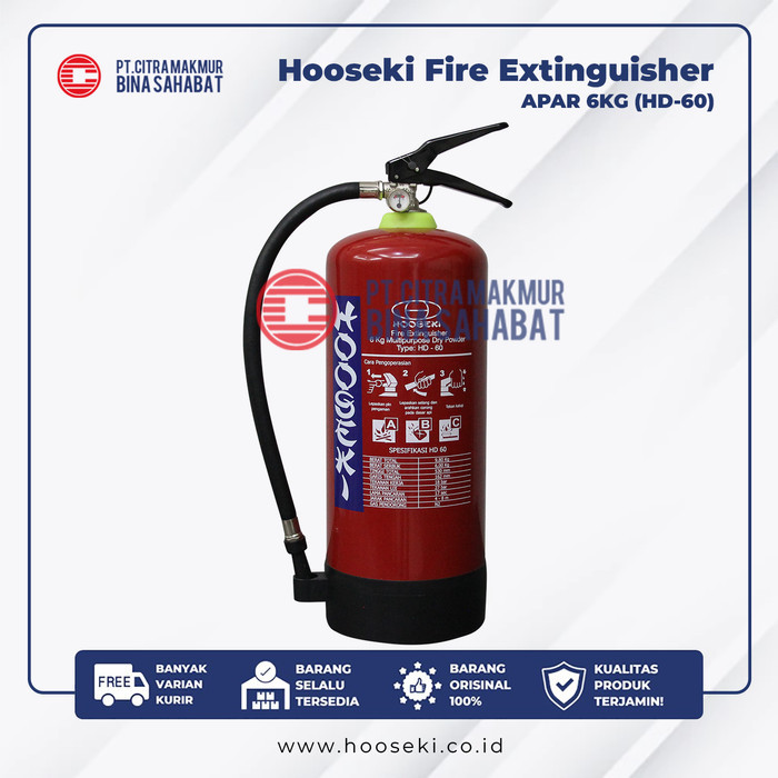Jual Hooseki Fire Extinguisher Apar 6Kg (Hd-60)