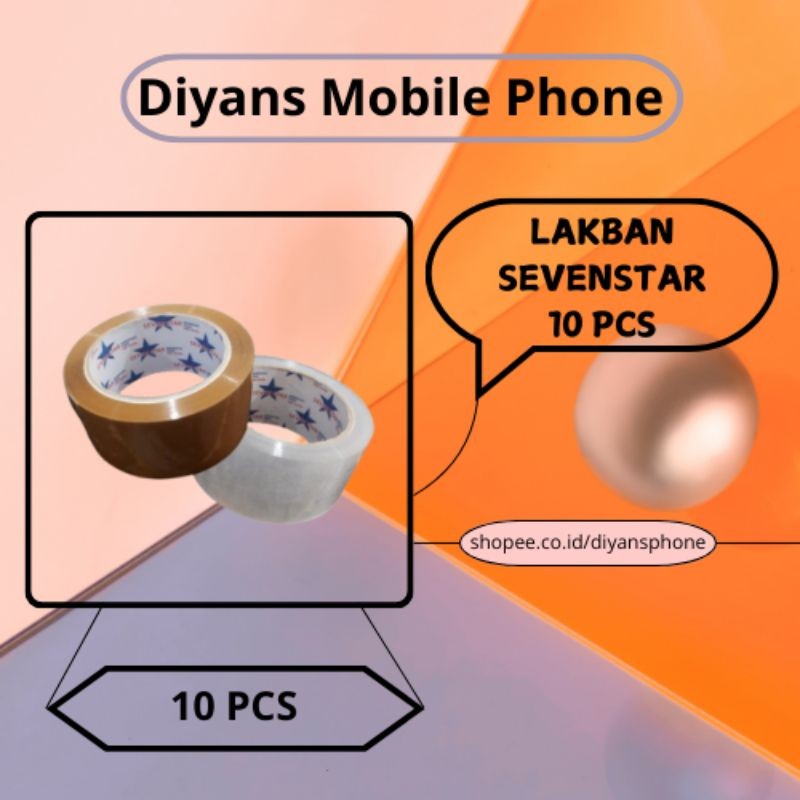 

Lakban Seven Star 45mm x 100yard 10pcs