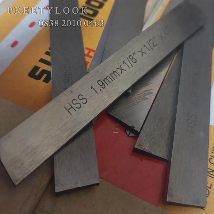 

Berkualitas Pahat bubut hss Size 1/8 x 1/2 x 4 inch pisau potong bubut