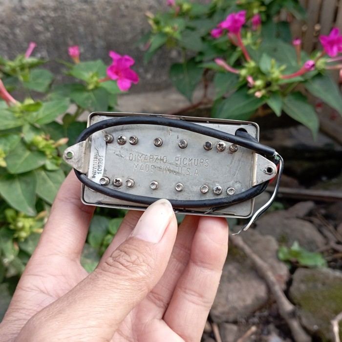 Pickup Gitar Dimarzio Dark Matter Humbucker Neck Steve Vai