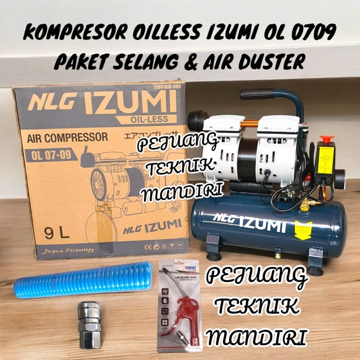 ~@~@~@~@] KOMPRESOR ANGIN OILLESS IZUMI OL 0709 / COMPRESOR OIL LESS IZUMI 3/4HP
