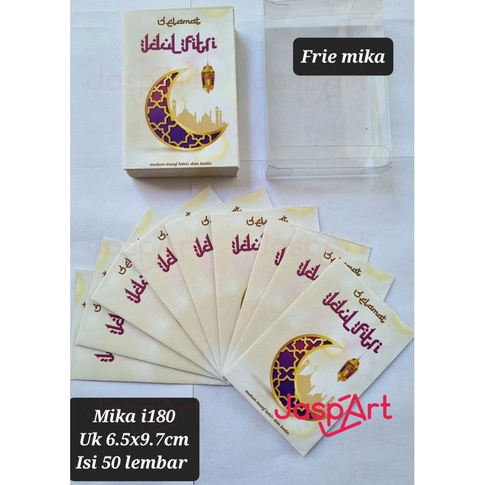 

Produk Terbaik] AMPLOP LEBARAN HARI RAYA IDUL FITRI MIKA ISI 50 LEMBAR - mik_i_180