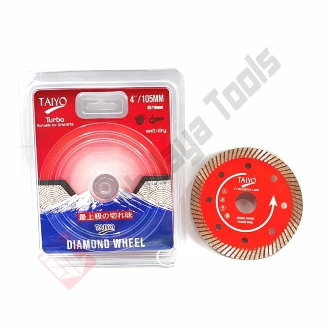 

Berkualitas TAIYO Diamond Wheel Turbo Wet Dry Pisau Potong Keramik Granit Marmer