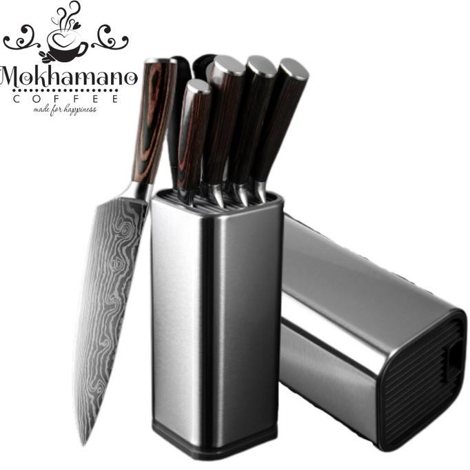 

Berkualitas MOKHAMANO STAND KNIFES HOLDER TEMPAT PENYIMPANAN PISAU DAPUR JNDJ-012