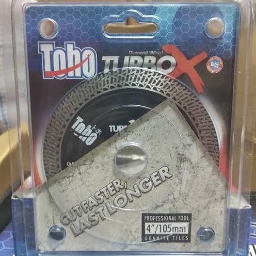 

Berkualitas MATA PISAU POTONG KERAMIK/GRANIT TOHO DIAMOND WHEEL TURBO X (105MM)
