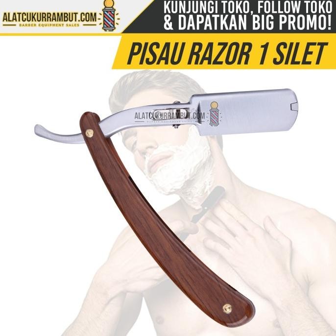 

Berkualitas Pisau Cukur Jenggot Kumis Isi Ulang Silet Pangkas Rambut Barbershop