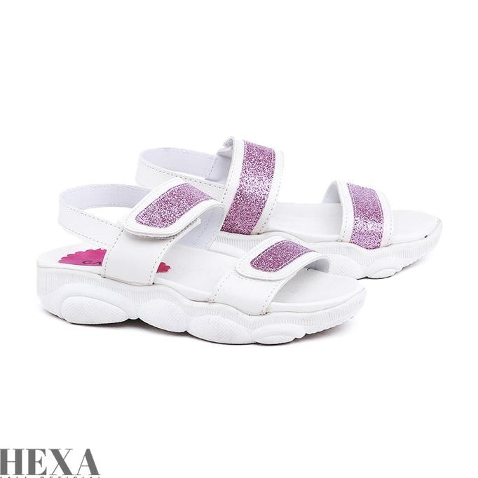 SEPATU SANDAL ANAK PEREMPUAN SENDAL CEWEK UMUR 1 2 3 4 5 TAHUN PUTIH