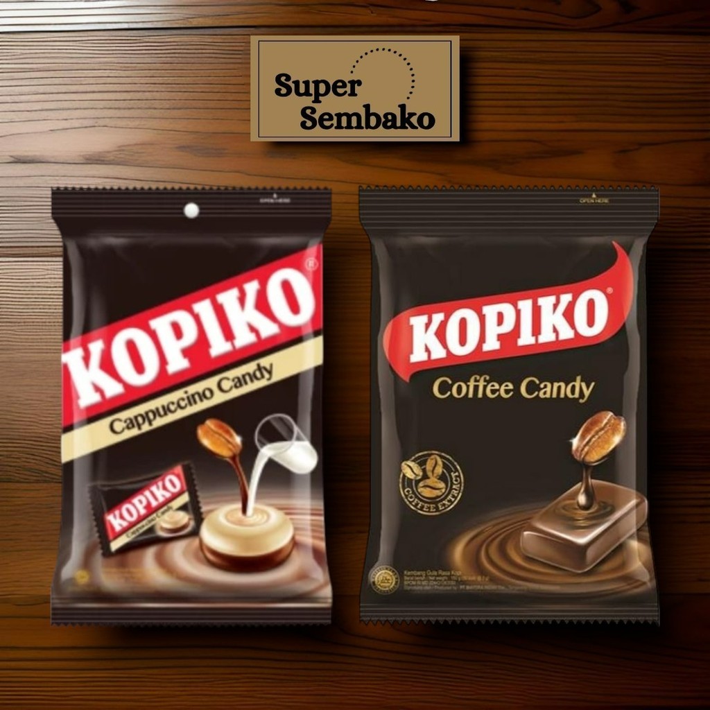 

PERMEN KOPI KOPIKO CAPPUCCINO COFFEE CANDY 150gr ISI 50 BUTIR BUNGKUS