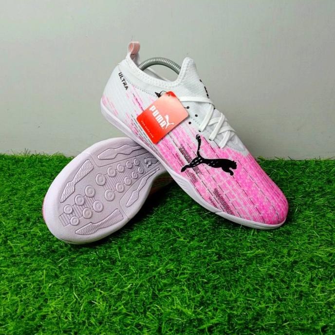 SEPATU FUTSAL PUMA ULTRA PINK MODEL SEMI BOOT