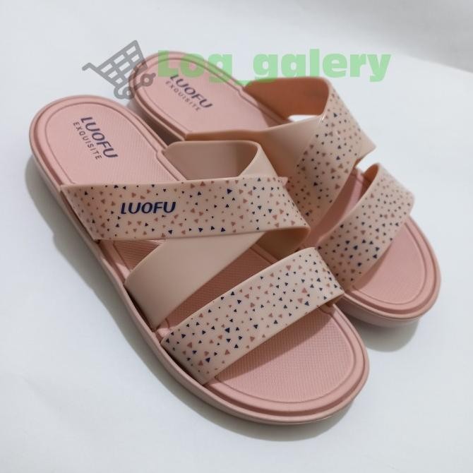 SANDAL WANITA SLIPPER/SLIDE/SELOP | LUOFU E7185 E17SB6