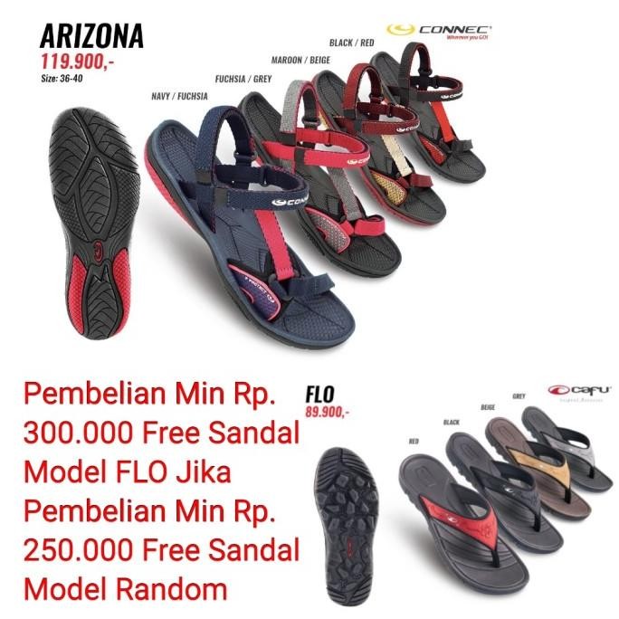 SANDAL GUNUNG CONNEC WANITA MODEL ARIZONA SENDAL GUNUNG CEWEK