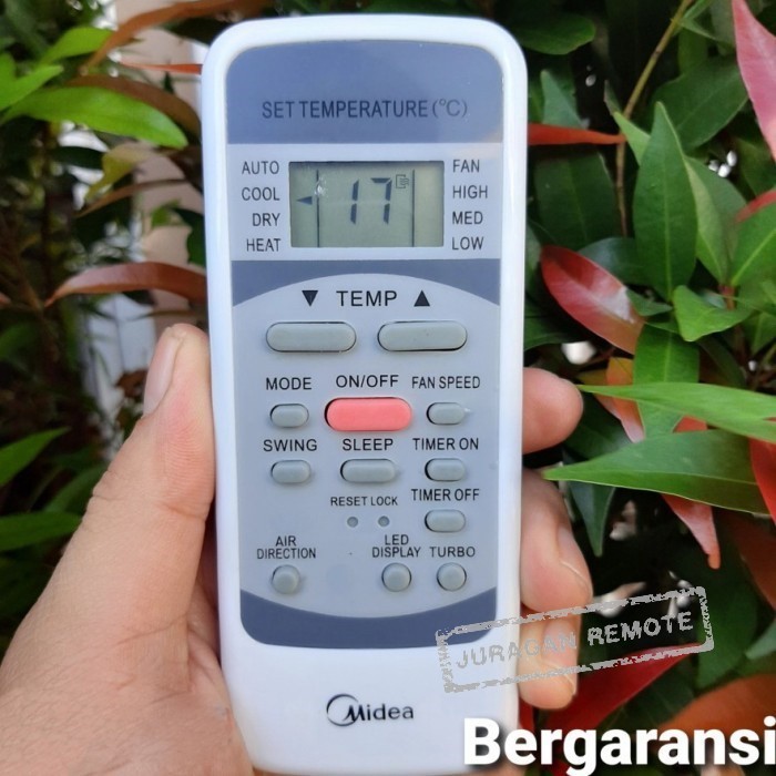 REMOTE REMOT AC MIDEA R51M/E GRADE ORIGINAL R51M JRMD1