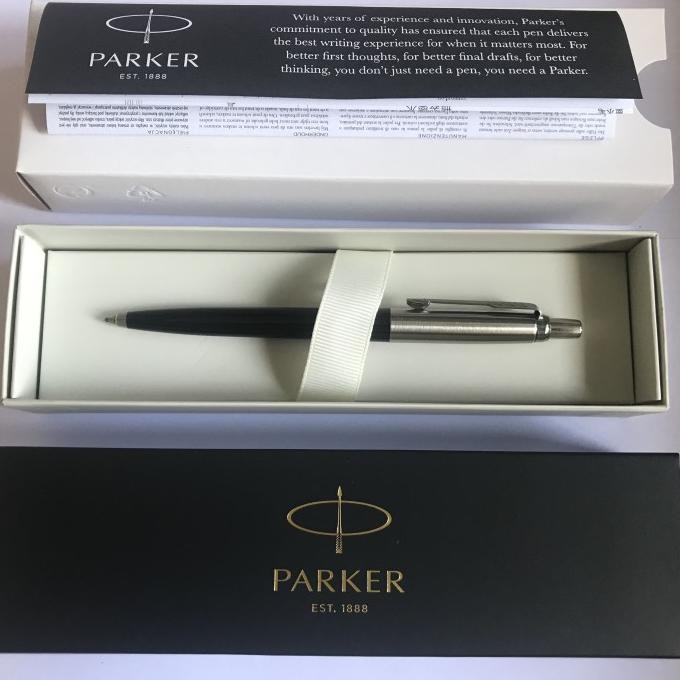 

TERBARU - Pulpen Parker Jotter SPC Ballpoint Black Crome Trim