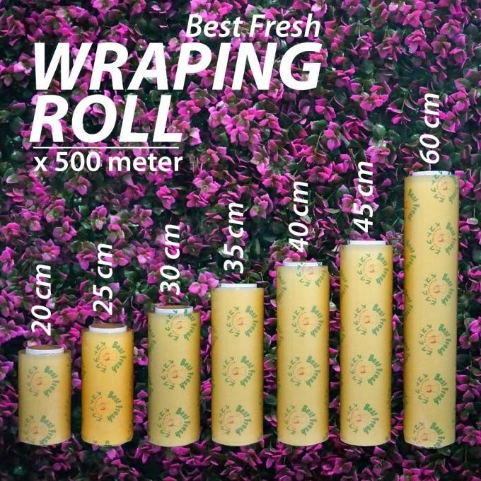 (Depok) Plastik Wrap - Wrap Roll 45 cm x 500 m - Best Fresh