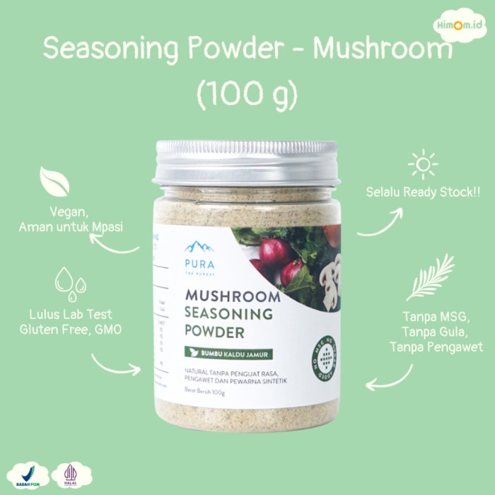 

Termurah Pura Kaldu Asli - Bumbu Kaldu Jamur (100Gr) - Mushroom Seasoning Powder - Kaldu Jamur Alami