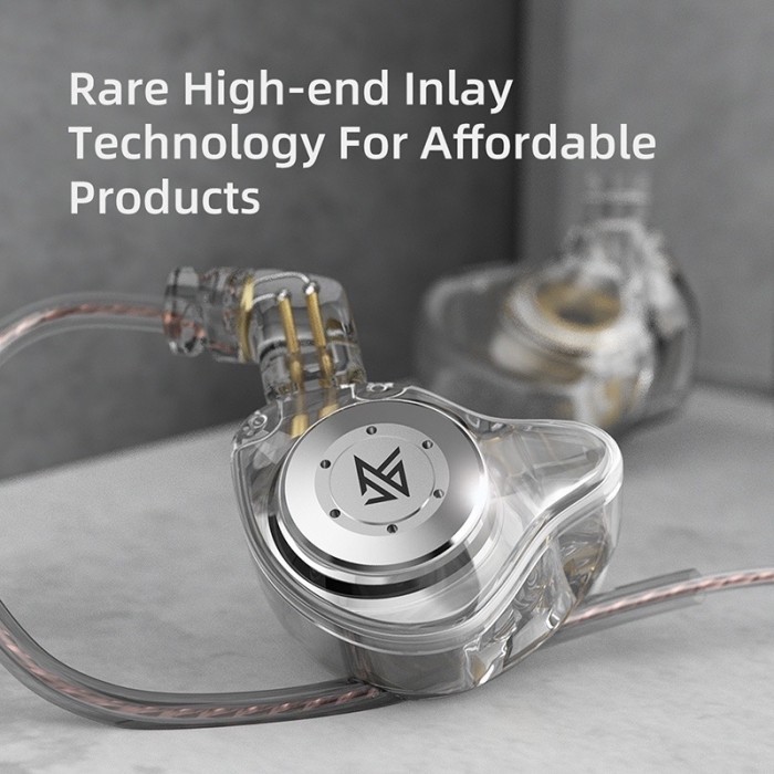 [Kz Official Store] Kz Edx Pro With Mic Noise Cancelling Earphone