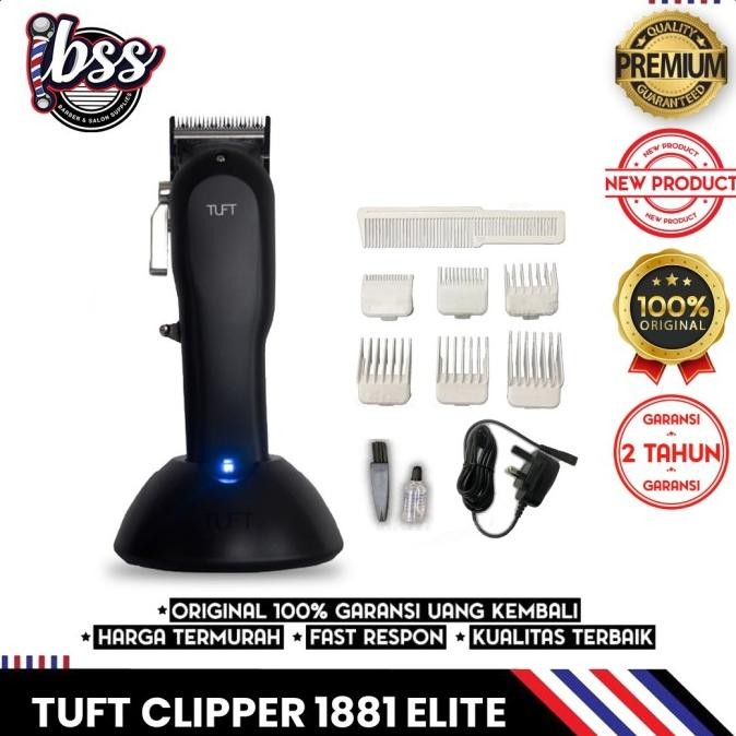 TERBARU - TUFT Professional Clipper Elite 1881 Cordless Original