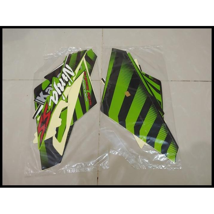 Stiker Bodi & Lis Body & Striping Ninja SS Hitam Hijau