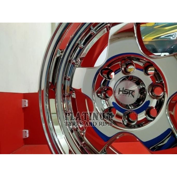 Produk Baru Jual Velg R16 Racing Chrome HSR Brisket Ring 16 Lubang 4 Baru