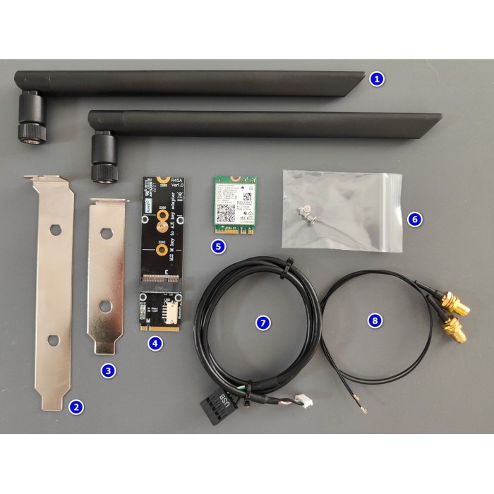 Adapter M.2 NGFF E key WiFi to M key ssd nvme bluetooth