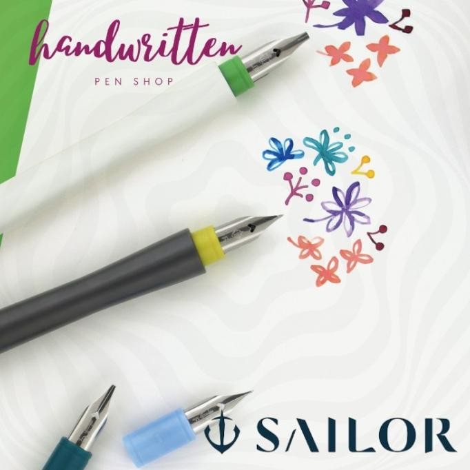 TERMURAH - SAILOR Hocoro Calligraphy / Fude / Brush Nib Dip Pen Fountain Pen / Pulpen Kaligrafi