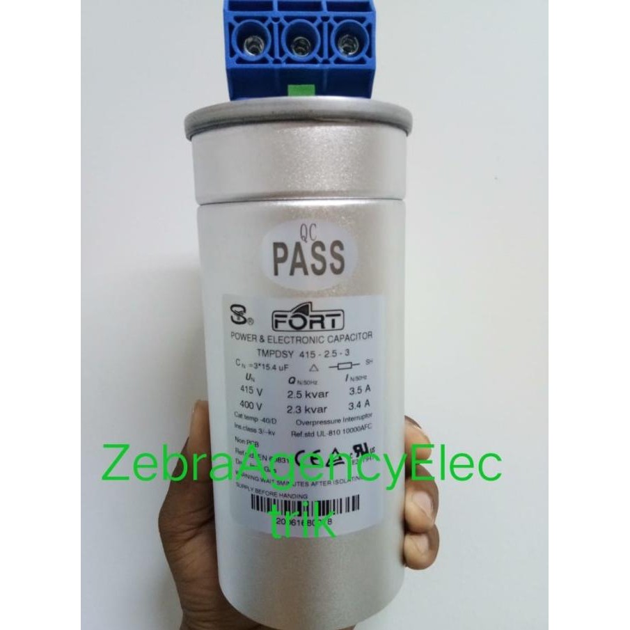 Power Capacitor 10Kvar 440V Tmpdsy-440-10-3 Kapasitor Bank Fort