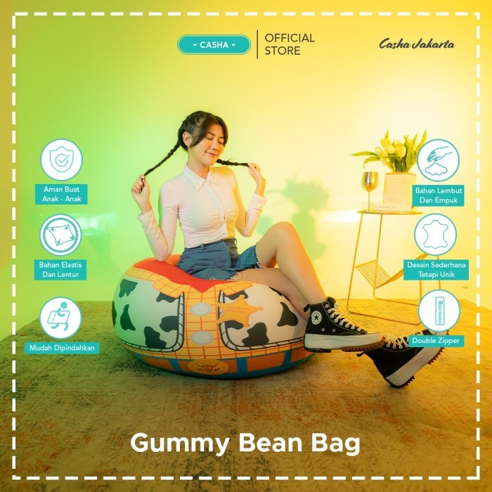 Casha Bean Bag Gummy Karakter
