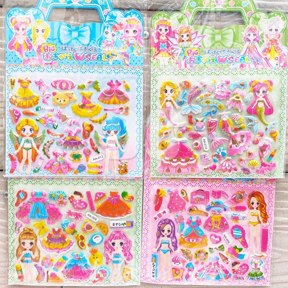 

sticker bp kecil / stiker timbul tempel karakter lucu murah / sticker bp 3D / stiker anak murah