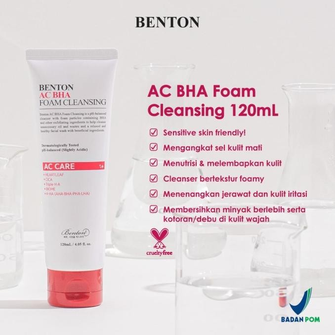 

TERSEDIA BENTON AC BHA FOAM CLEANSING 120ML