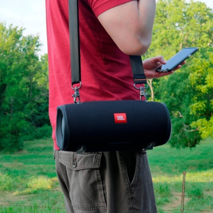 TERLARIS ORIGINAL SUPER BASS SPEAKER JBL EXTREME BIG SIZE BLUETOOTH - SPEAKER EXTREME, Merah