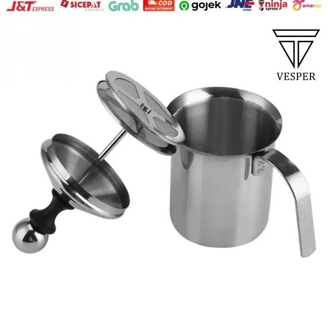 

TERSEDIA MILK FROTHER DOUBLE MESH / MILK JUG LATTE ART / PENGOCOK SUSU / FOAM