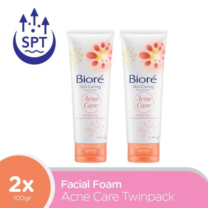 

TERSEDIA BIORE SKIN CARING ACNE CARE 100GR TWINPACK - FACIAL FOAM
